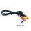 3,5 mm till RCA A/V-adapterkabel 90 cm 3