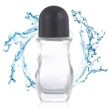 Empty Glass Roller Bottles with Plastic Roller Ball Leak-Proof Massage Rollerball Containers for Essential Oils, Perfume, Cosmetics & Other Liquids