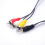 35mm Jack Composite A/V and Audio Video Adapter 3ft for Enhanced Connectivity 4