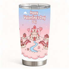 Insulated Stainless Steel Travel Tumbler with Lid and Straw