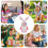 Easter gnome doll handmade rabbit decoration 1/3 pcs 4