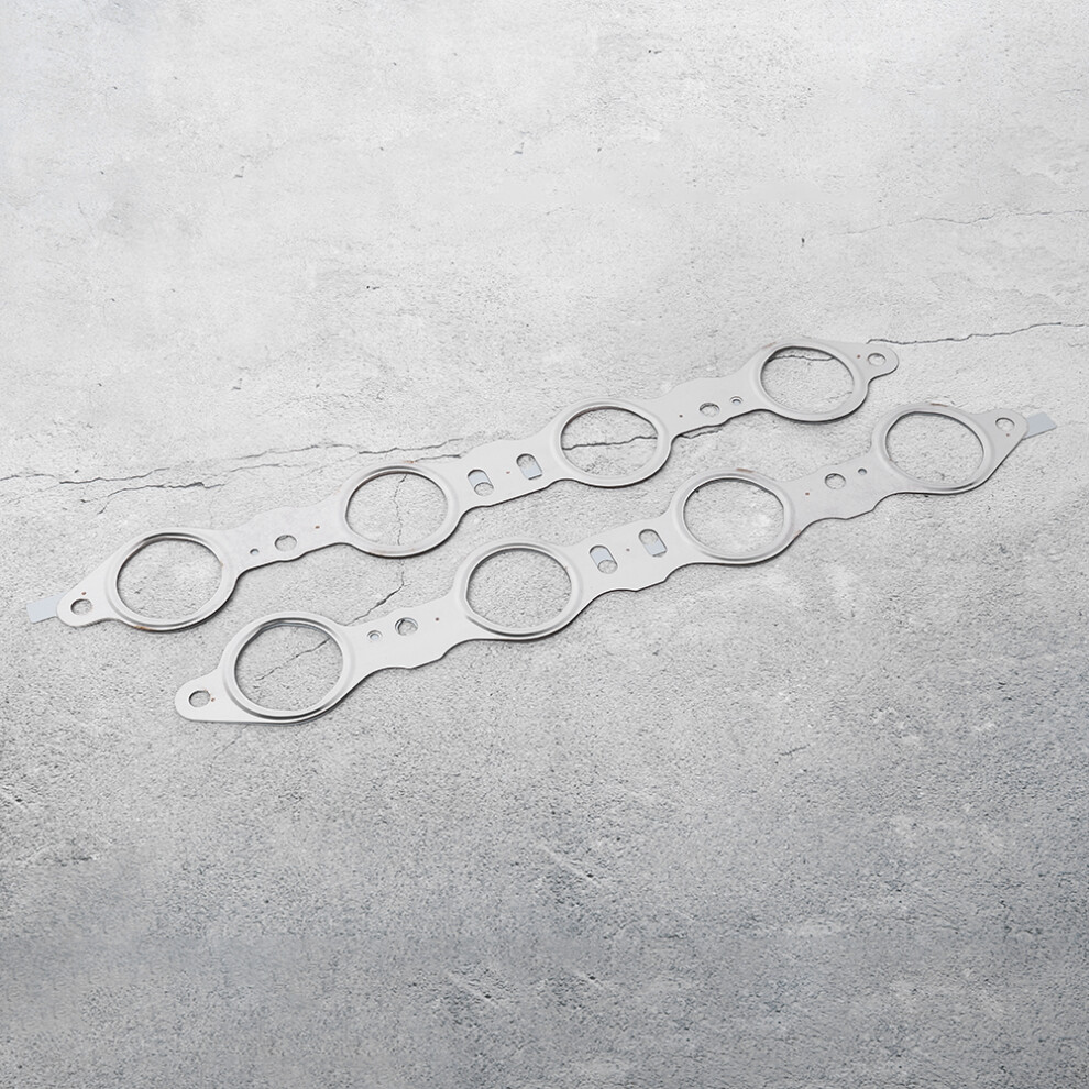 Multi-Layer Steel Exhaust Manifold Gaskets & Bolts For Ls Engines, Silver 6931392625295