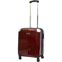 Harde handbagagekoffer met uitbreidbare constructie, zwenkwielen en TSA-slot (rood)