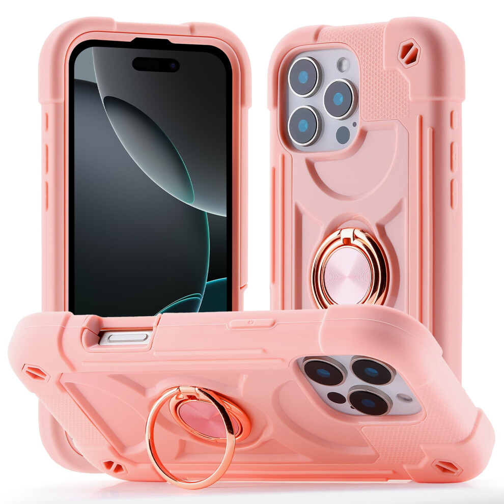 Allytechgroup Military-Grade Phone Case Compatible With Iphone 16 Pro Max Â Shockproof Tpu+Pc, 360 Ring Kickstand, Raised Edges, Drop Protection, 9362892511165