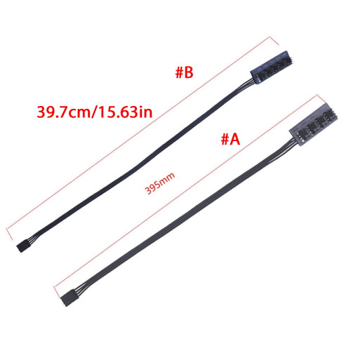 1 to 4/5 4Pin Cooling Fan CPU Computer PC Case Chasis Coolers Power Extension Cable Splitter Adapter Controller 2