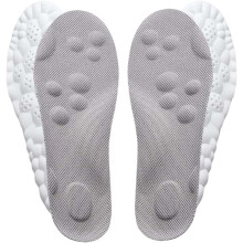 Insoles for Men Women, Upgraded 4D Memory Foam Cloud Insoles with Arch Support for All-Day Cushioned Comfort, Fits All Shoes