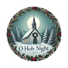4 Pcs Christmas Tree Nativity Scene with Figurines, Christmas Holy Family Nativity Scene for Xmas Decor Gift, Tabletop Decorative Christmas Ornaments