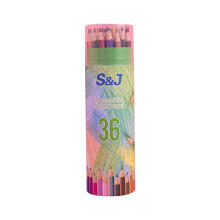 Juego de lápices de colores sin madera: lápices de arte de mina suave y mezclables para artistas, estudiantes y adultos que desean colorear.