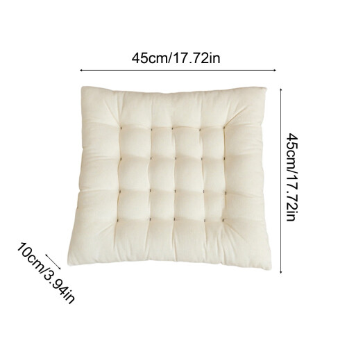 Almofada de assento quadrada acolchoada com airbag, 45x45cm 2