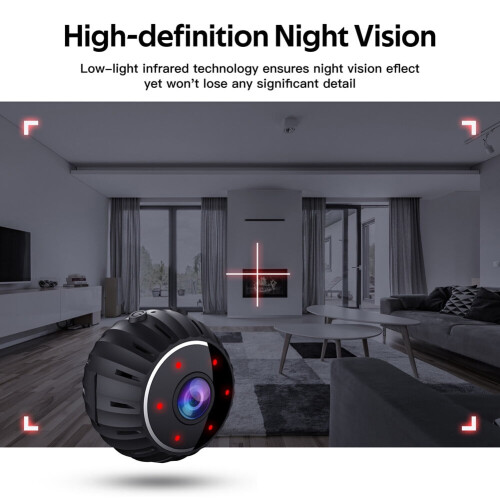 Infrared Clear Definition Wifi Remote Camera with Nightvision Function 110 Visual Angle Smartphone APP Control Cameras 720P/1080P Adjustable 1