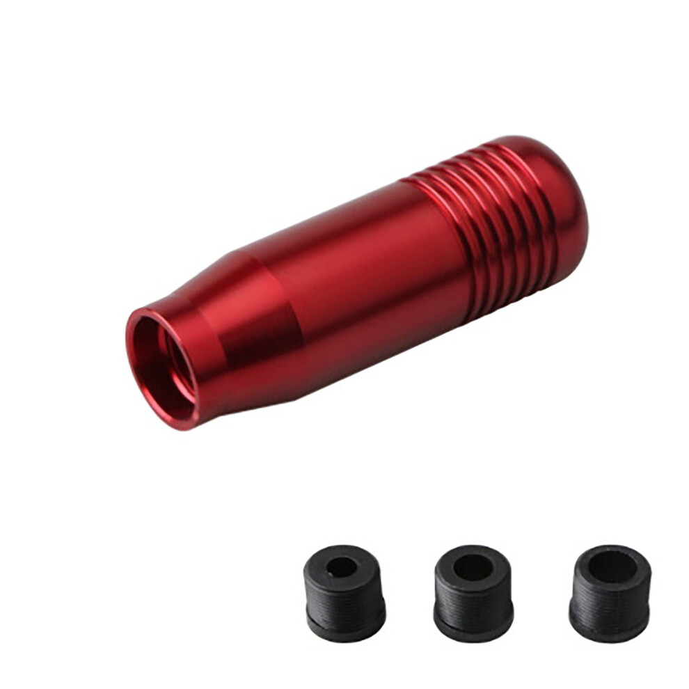 Weighted Shift Knob Extension, Aluminum Alloy Car Shift Knobs With 3 Threaded Adapters Red/Blue/Black 9097180916130
