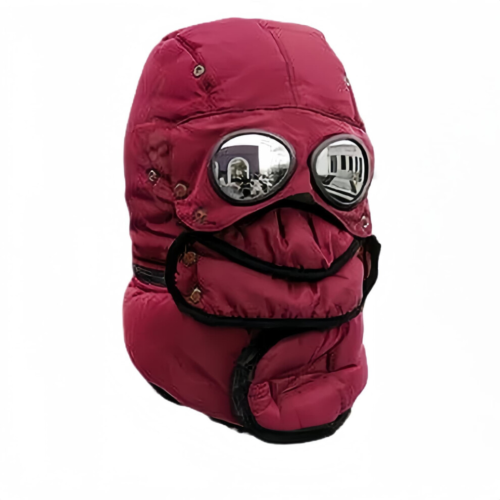 Unisex Winter Balaclava Hat With Glasses Cutouts 354484917935
