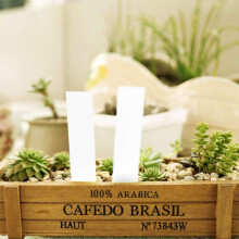 100pcs Plastic Garden Labels Reusable Stakes Tags for Flower Beds & Garden