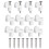 Window Screen Clips with Screws – Black Storm Window Holder Clips for Easy Installation 1