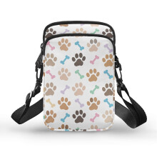 Kleine Umhängetasche mit verstellbarem Riemen, ideal für Reisen und den Alltag, Damen-Messenger-Tasche mit Reißverschluss