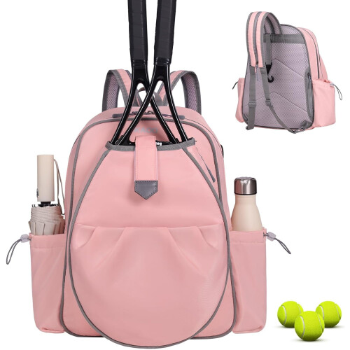 Tennis Backpack Waterproof Oxford 14L with 2 Racket
