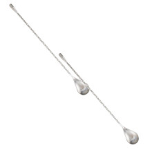 3/2/1PCS Extra Long Stainless Steel Mixing Spoons Long Handle Stainless Steel Bar Mixing Stirring Spoon Spiral Pattern Bar Shaker Spoon