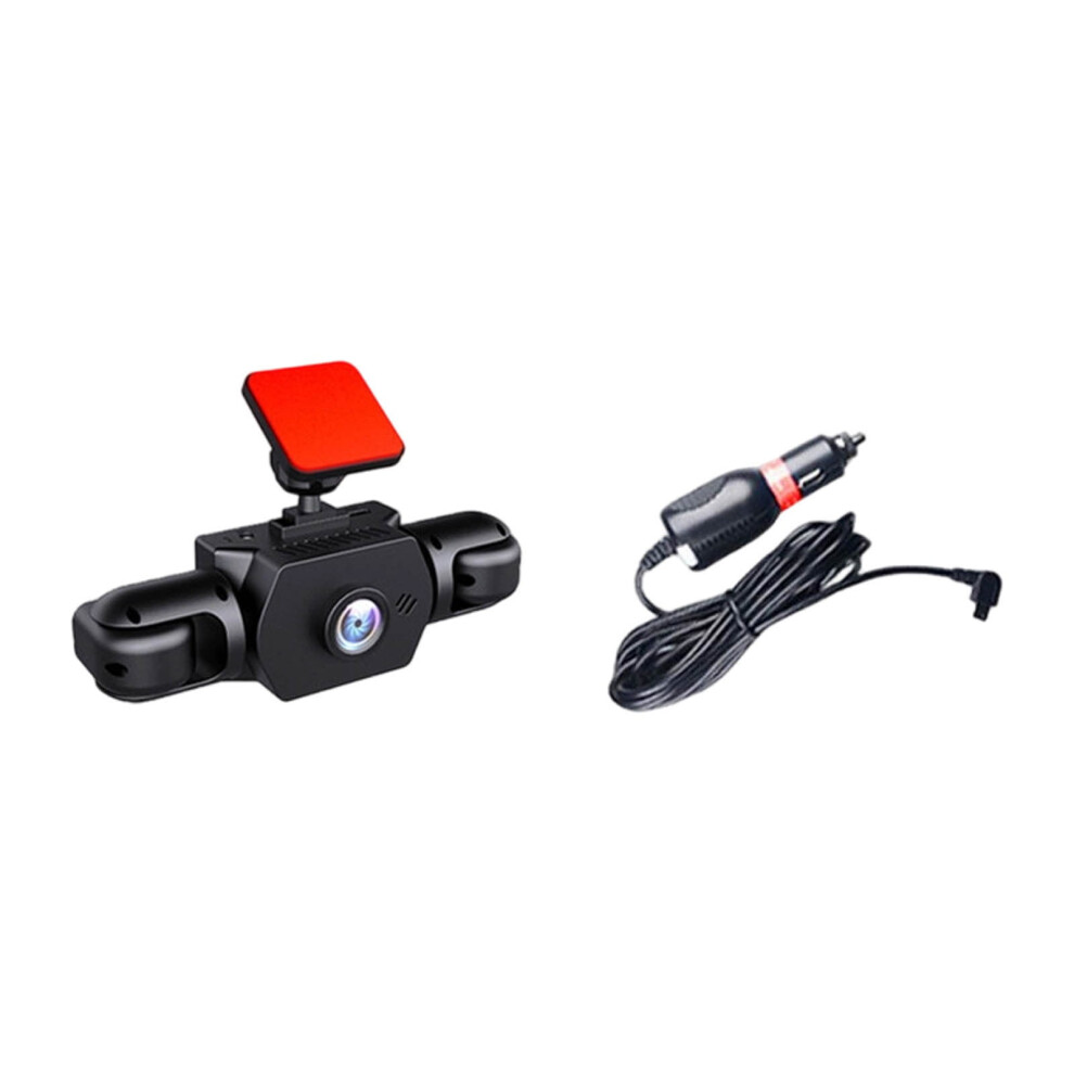 4-Channel 360 Full View Dash Cam With Night Vision 1080P 4-Lens Car Recorder For Taxi & Family Vehicles 9122141143833
