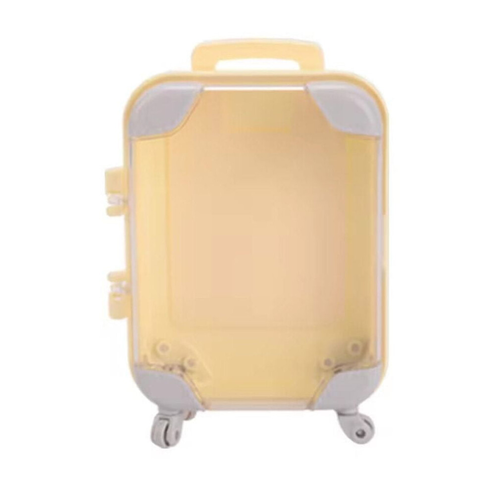 Sales Today Clearance Only,Portable Mini Makeup Suitcase Box False Lashes Storage Travel Makeup Organizer Case