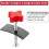 Brake Pad Spreader, Disc Brake Caliper Compression Tool Caliper Piston Compressor Spreader Tool 6