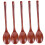 Brown Wooden Spoons Set 5-Piece Dishwasher Safe 5