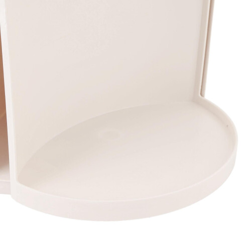 360 Rotating Corner Storage Cabinet – Dust‑Proof, PP Material, Space‑Saving Kitchen & Bathroom Rack 1