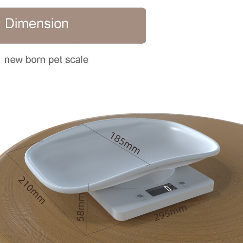 Digital Pet Scale Multifunction Kitchen Scale Electronic Scale for Newborn Pets Dog Essentials (White) 1