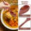 Brown Wooden Spoons Set 5-Piece Dishwasher Safe 8