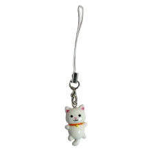 FEAMOS Phone Chain,Lovely Cat Pendant Phone Chain Strap Kitten Charm Keychain Phone Lanyard Acrylic Keyring Bag Ornament Jewelry