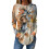 Damen-Crop-Top mit Wasserfallausschnitt, Beige, Größe L 1