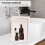 360 Rotating Corner Storage Cabinet – Dust‑Proof, PP Material, Space‑Saving Kitchen & Bathroom Rack 5