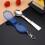 BLEEUS Stainless Steel Foldable Spoon Fork Camping Tableware Spork Camping Barbecue Essentials (Blue Spork) 4