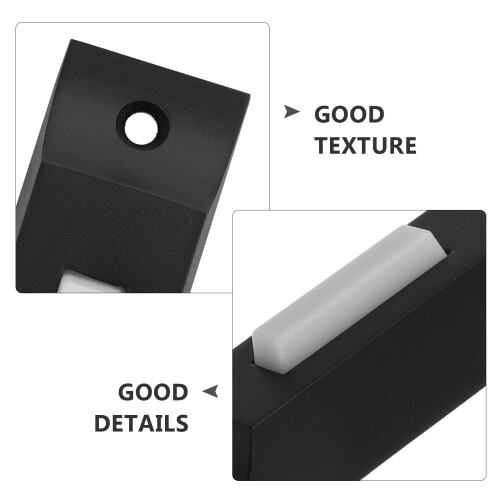 OUNONA Doorbell Button Wall-Mounted Replacement Switch Black 2