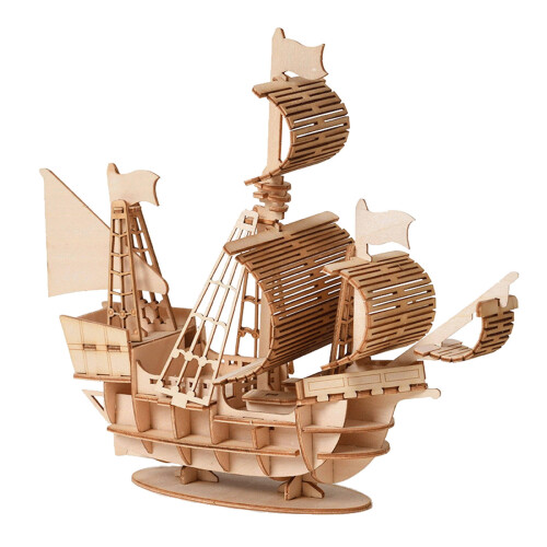 DIY3D Ξύλινο Σετ Παζλ Συλλεκτικά Ξύλινα Χριστουγεννιάτικα Μοντέλα για Ενήλικες