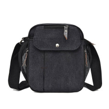 Lässige Herren-Umhängetasche aus Canvas – Verstellbare Schultertasche, stylische Reise- und Sporttasche, geeignet für Alltag und Wandern