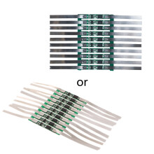 10 Stück/Set 3,7 V 3 A BMS zum Schutz vor Überladung von 1S18650 Lithium-Akkus mit Lötgürtel