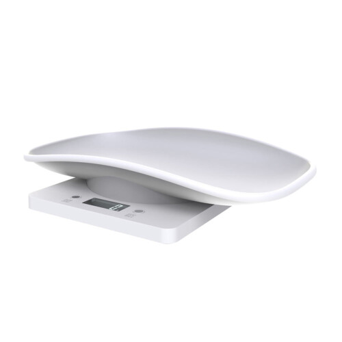 Digital Pet Scale Multifunction Kitchen Scale Electronic Scale for Newborn Pets Dog Essentials (White)