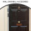OUNONA Doorbell Button Wall-Mounted Replacement Switch Black 8
