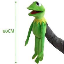Niedliches 60cm Frosch-Handpuppe Plüschspielzeug für Kinder & Erwachsene Geburtstagsgeschenk