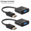 Προσαρμογέας DisplayPort σε VGA - Μετατροπέας 1920x1200HD για προβολέα/οθόνη με επιχρυσωμένες 3