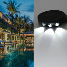 Solar Outdoor Lights – High-Brightness LED Garden Wall & Step Lights, Waterproof, for Home, Courtyard, Camping
