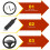 Θερμαινόμενο κάλυμμα τιμονιού 15", 12V, Universal Fit, Χειμερινό αξεσουάρ αυτοκινήτου – 3