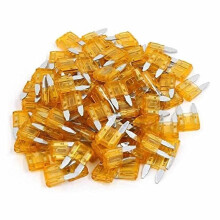 100 Pack Auto Fuses 5 AMP APM/ATM 32V Mini Blade Style Fuses 5A Short Circuit Protection Car Fuse (5 AMP)