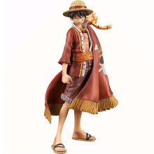 Strohhut-Affen-Umhang Anime-Figur PVC 15cm