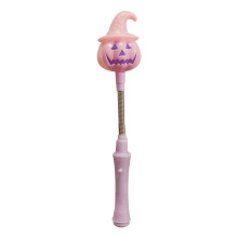 Scary Hand Crank LED Lamp – Pumpkin Ghost Shape, 1 Pack, for Kids Halloween Toys, Party Favors, Trick or Treat, Camping Emergency Light