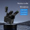 Doppio microfono lavalier wireless: abbinamento istantaneo, audio nitido e 7 ore di autonomia per vlog e interviste. 3