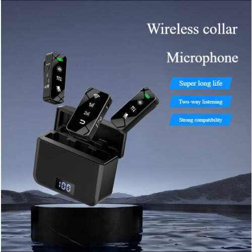 Doppio microfono lavalier wireless: abbinamento istantaneo, audio nitido e 7 ore di autonomia per vlog e interviste. 2