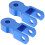 Blue Aluminum Alloy Motorcycle Height Extension Pair 1