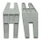 Πόδια πίεσης Tizuqe2Pieces Hump Jumper για πολυλειτουργική οικιακή ραπτομηχανή 6