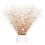 Artificial Glitter Berry Stems Champagne Gold 12 Pcs 1